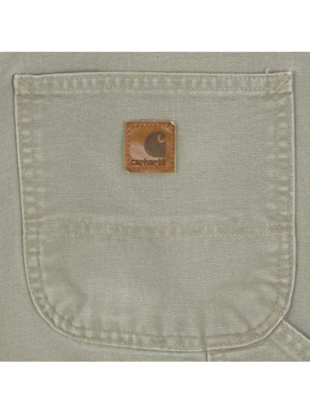 Carhartt Men's Size 40 Tan Cotton Durable Flat Front Canvas Utility Work Shorts